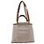 Tote Hermès Toile Officier Cabag 32 in tela beige - vista 4