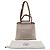 Tote Hermès Toile Officier Cabag 32 in tela beige - vista 5
