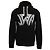 Jw Anderson Hoodie mit Gothic-Logo-Print aus schwarzer Baumwolle
