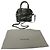 Borsa Ville Small Logo in pelle nera Balenciaga Nero - vista 8