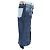 Red Valentino Midi-Rock aus hellblauem Denim mit Fransen-Patchwork - Ansicht 4