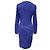 Versace Midi-Kleid aus blauem Polyester - Ansicht 3