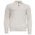 Brunello Cucinelli Strick-Polo-Pullover mit langen Ärmeln aus weißer Baumwolle Roh