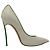 Décolleté Casadei Blade Heel in pelle di vitello bianca Bianco Crudo