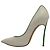 Décolleté Casadei Blade Heel in pelle di vitello bianca Bianco Crudo - vista 4
