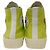 Comme Des Garcons Sneakers alte Comme des Garçons Play x Converse Chuck 70 in tela verde - vista 3