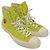Comme Des Garcons Sneakers alte Comme des Garçons Play x Converse Chuck 70 in tela verde - vista 6