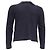 Theory Strickpullover mit Kragen aus Viskose in Navy Blau Marineblau