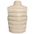 Moncler Button-Down Gilet in Ivory Polyamide  White Cream - view 3