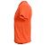 T-shirt Acne Studios con patch logo in cotone arancione - vista 2