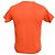 T-shirt Acne Studios con patch logo in cotone arancione - vista 3