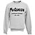 Alexander Mcqueen Graffiti Sweatshirt aus grauer Baumwolle