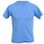 T-shirt Acne Studios con patch logo in cotone blu