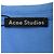 T-shirt Acne Studios con patch logo in cotone blu - vista 4