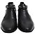 Stivaletti Jodhpur Saint Laurent in pelle nera con borchie Nero - vista 3