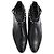 Stivaletti Jodhpur Saint Laurent in pelle nera con borchie Nero - vista 5