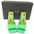 Mule Devon di The Attico in vernice verde neon - vista 13