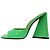 Mule Devon di The Attico in vernice verde neon - vista 4