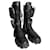 Prada Monolith Combat Boots Cuero Negro