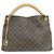 Borsa a Spalla Louis Vuitton Monogram Artsy MM Marrone