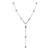 Van Cleef & Arpels Sweet Alhambra Long Necklace 16 Petals Mini White Gold Diamond Silvery  - view 1