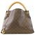 Borsa a Spalla Louis Vuitton Monogram Artsy MM Marrone Monogramma