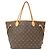 Bolso Louis Vuitton Monogram Neverfull MM Castaño Fucsia