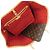 Bolso Louis Vuitton Monogram Neverfull MM Castaño Fucsia - vista 7