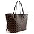 Louis Vuitton Neverfull MM Tote Bag Braun - Ansicht 3