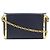 Borsa a tracolla con catena e borchie Valentino Garavani Blu navy