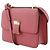 Borsa a tracolla Valextra Noro in pelle piccola Rosa - vista 2