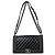 Chanel Boy Flap Tasche gestepptes glasiertes Kalbsleder Neu Medium Schwarz
