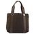 Bulgari Borsa BVLGARI Logo Mania Tela Marrone Argento Auth BA12368 - vista 13