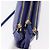 Céline Borsa a tracolla CELINE Trio in pelle blu oro Aut 177022 D'oro - vista 10
