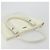 Bolso Tote Salvatore Ferragamo Nylon Blanco Plata Auténtico bs34557 - vista 6
