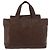 Borsa PRADA in pelle marrone oro Auth bs34862 D'oro - vista 13