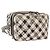 CHANEL Schultertasche Canvas Beige Silber CC Authentisch 177319