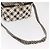 CHANEL Schultertasche Canvas Beige Silber CC Authentisch 177319 - Ansicht 7