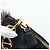 Borsa a Spalla con Catena PRADA in Pelle Blu Navy e Oro Auth 177855A D'oro - vista 10