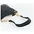 Borsa a Spalla con Catena PRADA in Pelle Blu Navy e Oro Auth 177855A D'oro - vista 7