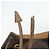 Céline Zaino CELINE Macadam Canvas PVC Pelle Marrone Oro Auth fm5320 D'oro - vista 10