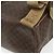 Céline Zaino CELINE Macadam Canvas PVC Pelle Marrone Oro Auth fm5320 D'oro - vista 18
