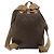 Céline Zaino CELINE Macadam Canvas PVC Pelle Marrone Oro Auth fm5320 D'oro - vista 2