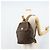 Céline Zaino CELINE Macadam Canvas PVC Pelle Marrone Oro Auth fm5320 D'oro - vista 23