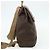 Céline Zaino CELINE Macadam Canvas PVC Pelle Marrone Oro Auth fm5320 D'oro - vista 3