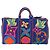 LOUIS VUITTON Monogram Flower Keepall Bandouliere 50 Blue M21895 Auth 167265SM Monogramma - view 13
