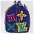 LOUIS VUITTON Monogram Flower Keepall Bandouliere 50 Blue M21895 Auth 167265SM Monogramma - view 4