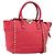 Borsa Tote VALENTINO in pelle 2way Rosso Oro Auth BA12401 D'oro