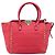 Borsa Tote VALENTINO in pelle 2way Rosso Oro Auth BA12401 D'oro - vista 13