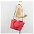 Borsa Tote VALENTINO in pelle 2way Rosso Oro Auth BA12401 D'oro - vista 29